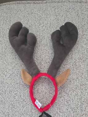 Outward Hound Reindeer Antler Dog Headband